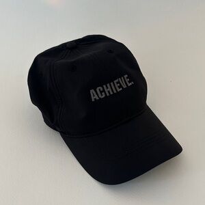 Nike Dri-fit Black Baseball Cap with 'ACHIEVE' Embroidery